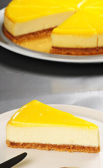 Limonlu Cheesecake (Dilim) görseli