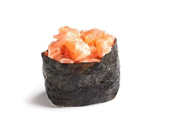 Acılı Somon Gunkan Sushi görseli