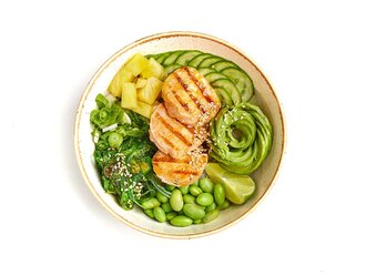 Somon Teriyaki Poke Bowl görseli