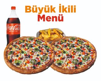Piece Büyük İkili Menü görseli