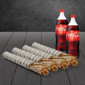 Dörtlü Tavuk Maxi Dürüm (45 Cm) Menü görseli