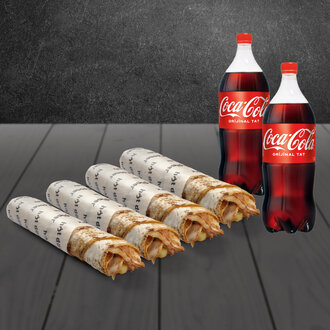 Dörtlü Tavuk Midi Dürüm Menü görseli