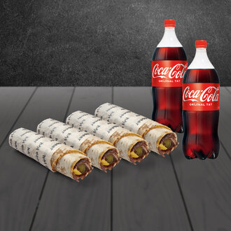 Dörtlü Et Jumbo Dürüm Menü görseli