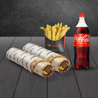 İkili Et Jumbo Dürüm Menü görseli