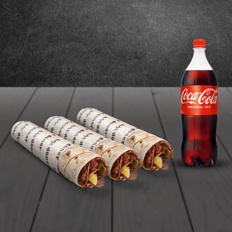 Üçlü Et Midi Dürüm Menü görseli