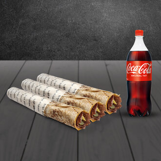 Üçlü Et Maxi Dürüm (45 Cm) Menü görseli