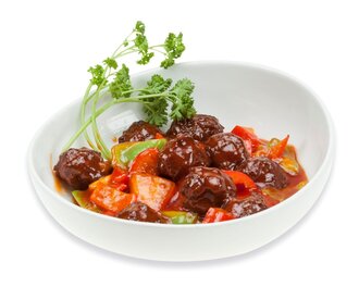 Tatlı Ekşi Soslu Köfte görseli