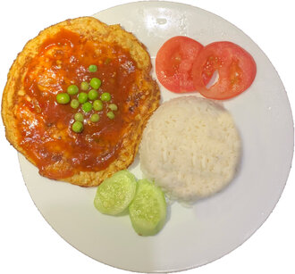 Tavuklu Omlet görseli
