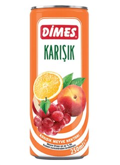 Dimes Karışık Meyve Suyu 250 Ml görseli