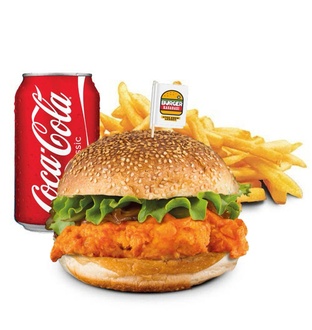Chicken Burger Menü görseli