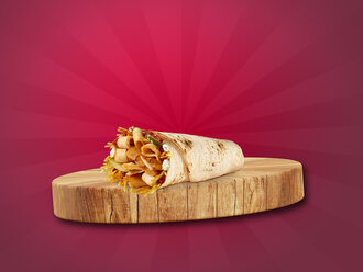 Çift Lavaş Tavuk Döner Dürüm görseli