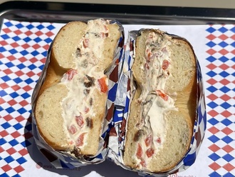 Cream Cheese Bagel Sandviç görseli
