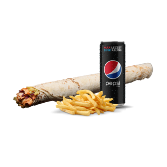 Zurna Dürüm & Patates Kızartması & Kutu İçecek görseli