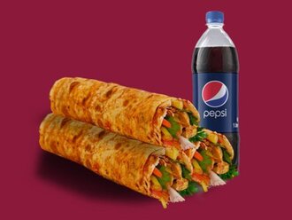 2'Li Tavuk Döner Dürüm & İçecek Menü görseli