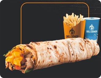 Deli Döner Cheddar Ayran Menü görseli