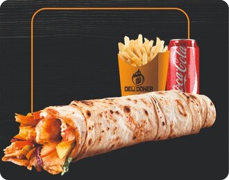 Deli Döner Cheddar Cola Menü görseli