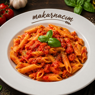 Domates Soslu Penne görseli