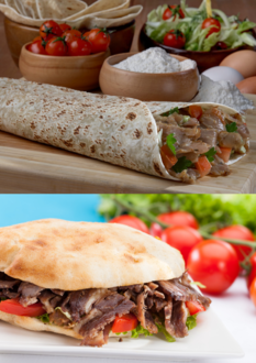 Odun Ateşinde Et Döner Dürüm görseli