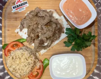 Pilav Üstü Dana Et Döner görseli