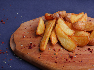 Elma Dilim Patates Kızartması görseli