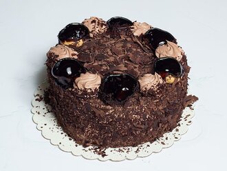 Profiterollü Pasta (No.0) (4-6 Kişilik) görseli