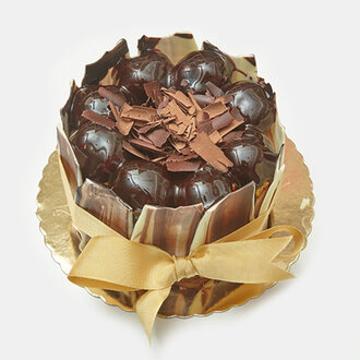 Siyah İnci Pasta (No.0) (4-6 Kişilik) görseli