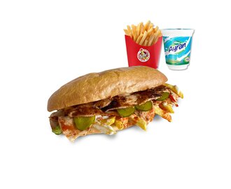 Tavuk Döner Sandviç Menü görseli