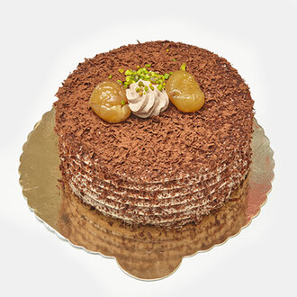 Kestaneli Çikolatalı Pasta (No.0) (4-6 Kişilik) görseli