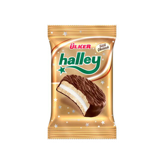 Ülker Halley Çikolata Kaplı Bisküvi (30 G) görseli