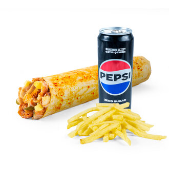 Tavuk Döner Dürüm (130 Gr.) Menü görseli