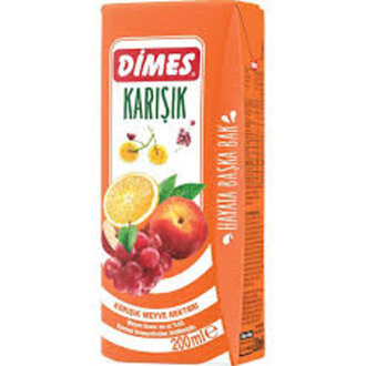 Dimes Karışık Meyve Suyu 200 Ml görseli