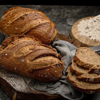 Ekşi Mayalı Tahıllı Cevizli Çavdar Ekmeği (Adet) görseli
