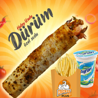 Chicken Plus İskenderun Usulü Tavuk Dürüm Menü 1 görseli