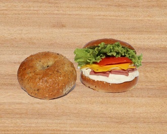 Tam Tahıllı Bagel (Vegan) görseli