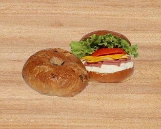 Yaban Mersinli Bagel görseli