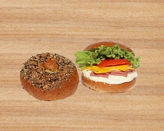 Soğanlı & Sarımsaklı Bagel görseli