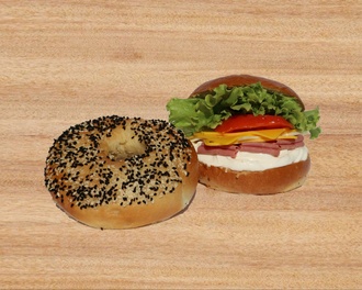 Susamlı & Çörek Otlu Bagel görseli
