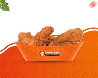 Çıtır Kaplamalı Küp Tavuk (6 Adet) görseli