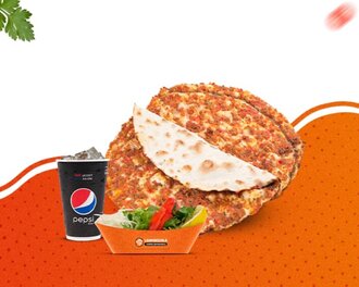 3'Lü Soğansız Lahmacun Menü görseli