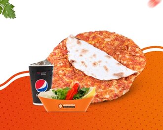 2'Li Barbekü Tavuklu Lahmacun Menü görseli