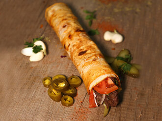 Köfte Dürüm Cheddarlı görseli