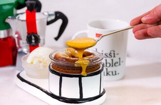 Gold Çikolatalı Lotuslu Sufle görseli