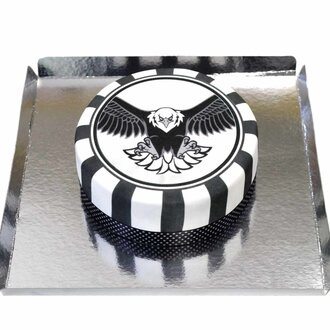 Kartal Temalı Çikolatalı Pasta (10 Dilim) görseli