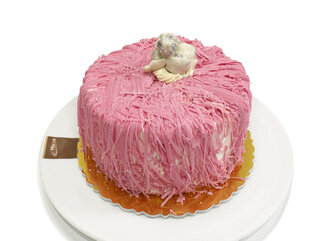 Frambuaz Beyaz Kremalı Pasta (Mini) (3 Kişilik) görseli