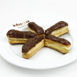 Çikolatalı & Beyaz Kremalı Ekler (500 Gr.) görseli