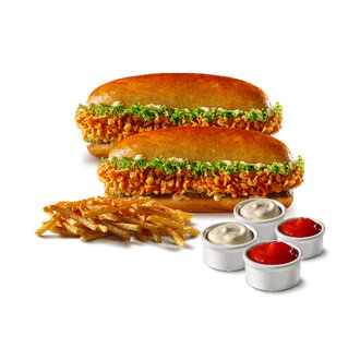 İkili Cajun Sandviç görseli