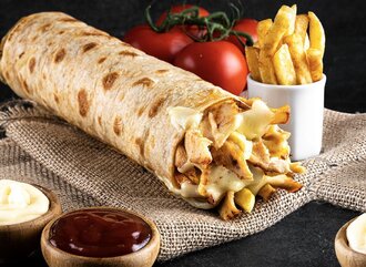 Kaşarlı Tavuk Döner Dürüm görseli