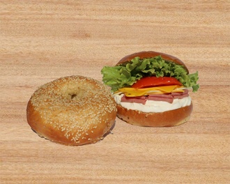 Susamlı Bagel görseli