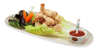 Susamlı Kızarmış Karides görseli