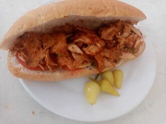 Üç Çeyrek Ekmek Mega Tavuk Döner (180 G) görseli